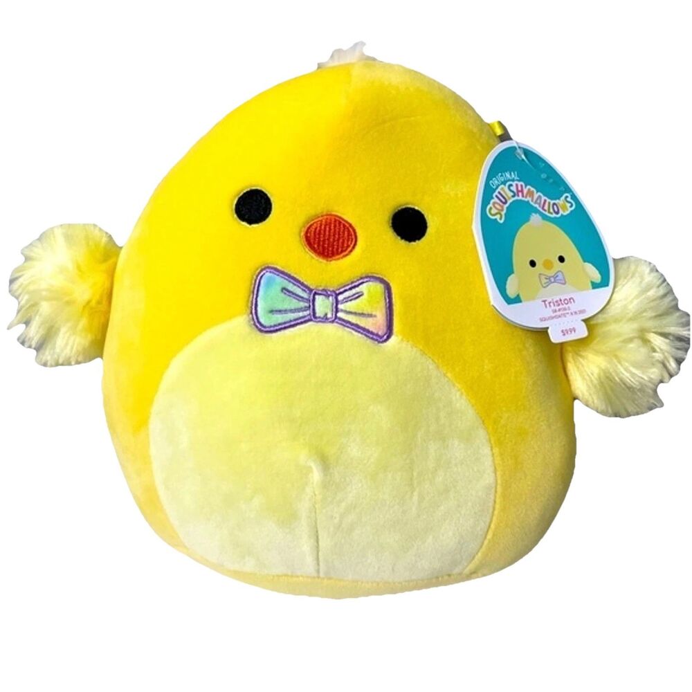 Squishmallows Tristan The Chick 9 1/2 " Yellow Soft Cuddle Toy Fast Ship